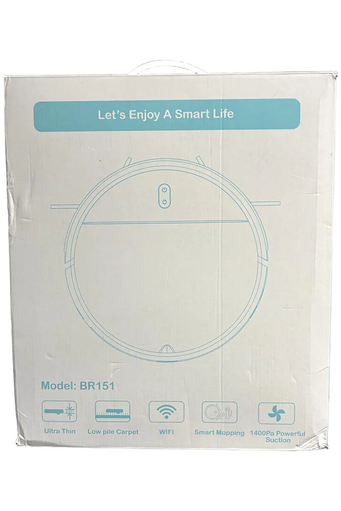 MAMNV BR151 Robot Vacuum and Mop Combo with APP/Remote