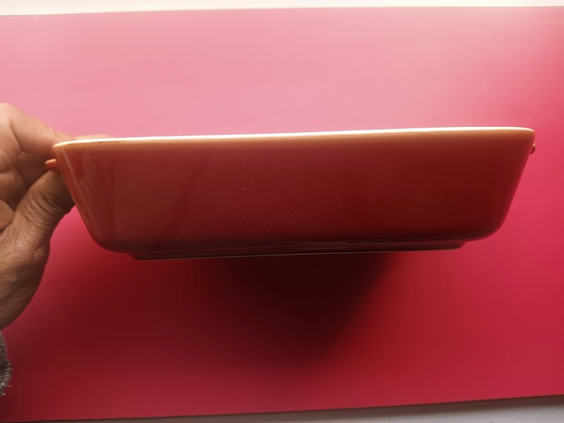 STAUB Ceramic Rectangular Baking Dish 10" X 6 1/2"◾ Cranberry MINTY!1 gallery