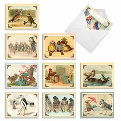 10 Assorted All Occasion Blank Note Cards with Envelopes – SWEET TWEETS M2344OCB