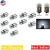 Bright White LED Globe Bulb 10-Pack 12/14VDC Dimmable Universal Fit Ba15s gallery