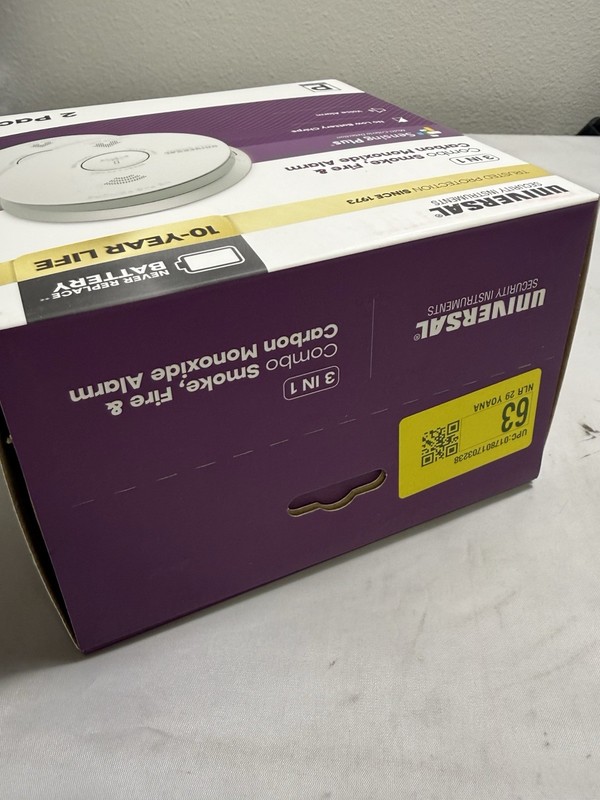 Universal 2-Pack 10-Year Battery Combination Smoke and Carbon Monoxide Detector gallery
