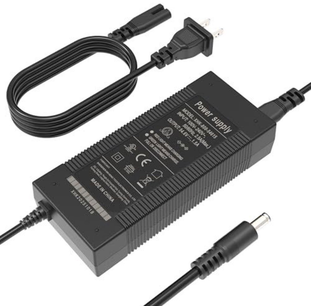 Evaplus 54.6V Smart Charger For 48V Lithium Batteries - Ul Certified Charging gallery
