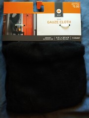 Halloween Target Brand Like Hyde & Eek Black Gauze Cloth New 72″x30″ Brand New
