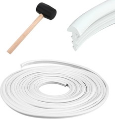 60 ft Swimming Pool Liner Lock Roll Pool Bead Lock White Pool Liner Bead Wedge