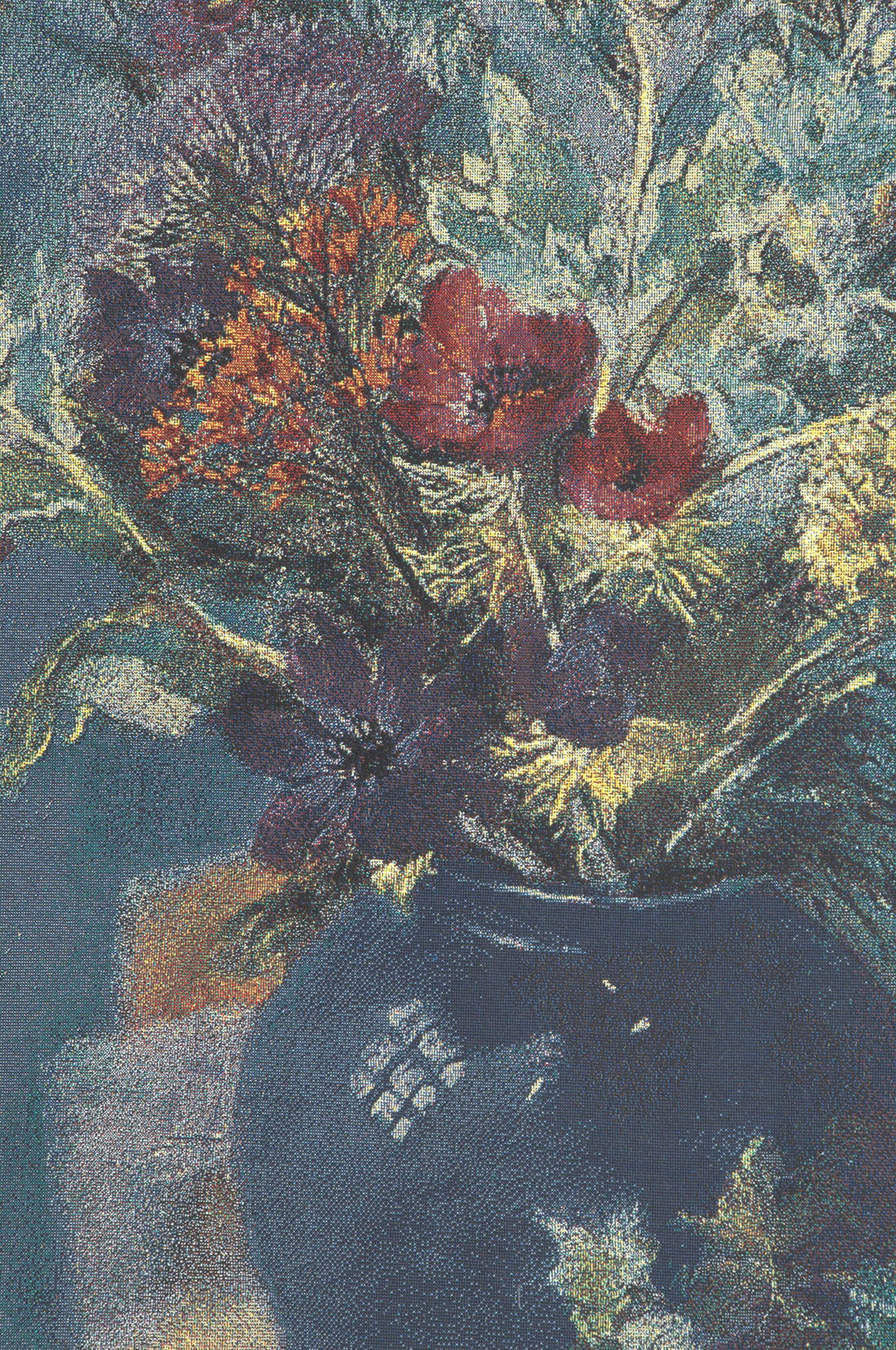 Spring Bouquet Still Life Tabletop Woven Home Decor Wall Art Hanging Tapestry gallery