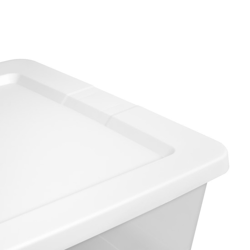 41 Quart Medium Storage Bin, Clear Plastic Underbed Storage Container gallery