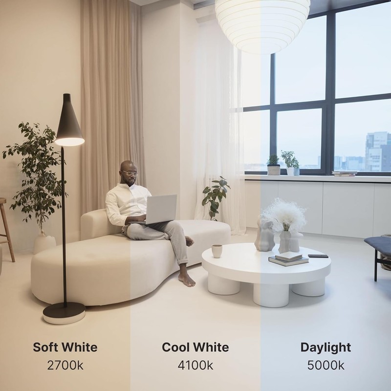 Energy-Efficient CFL Light Bulbs 23W, 100W Equivalent, Daylight White - 6 Pack gallery