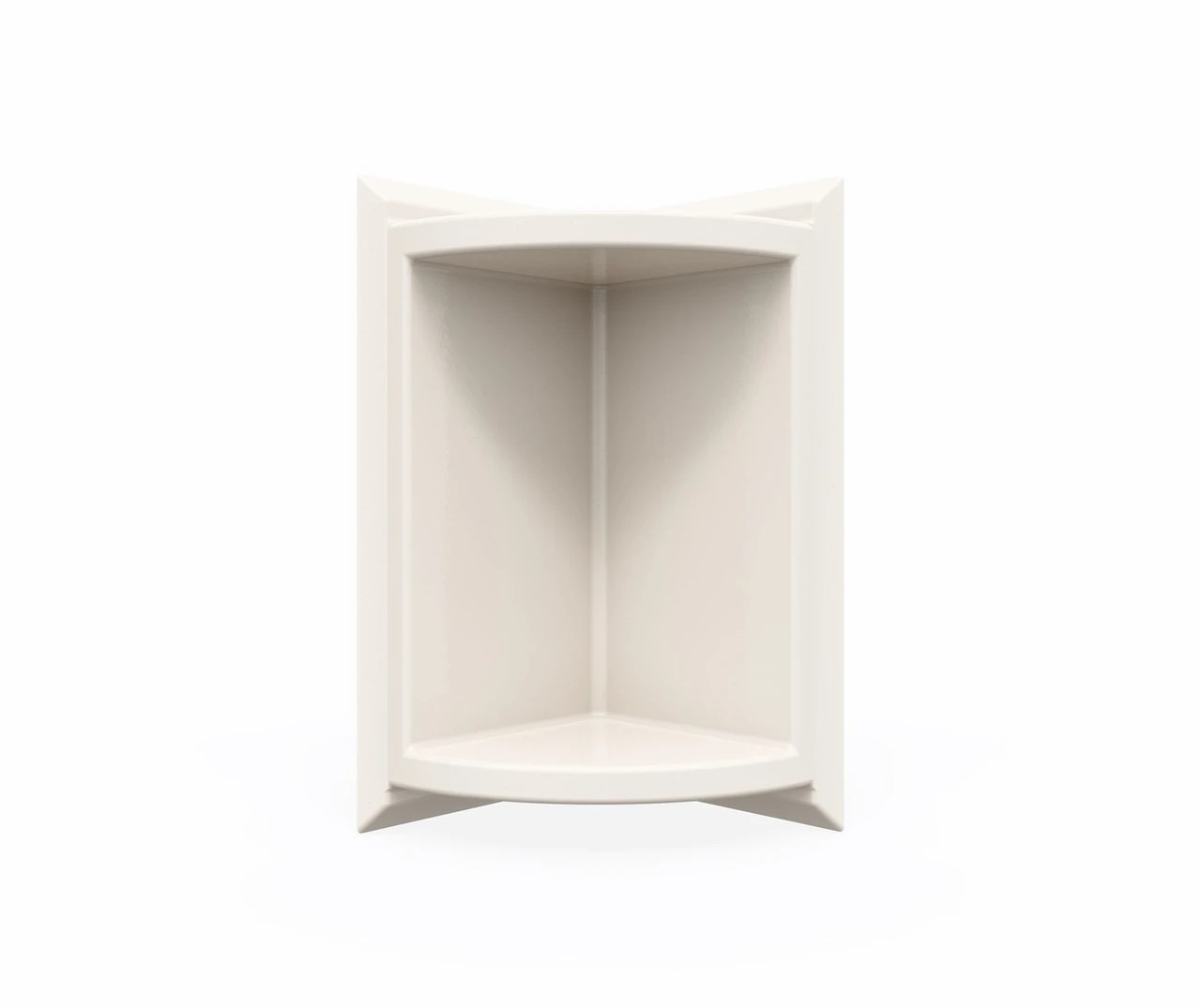 Swanstone SS7211-018 Corner-Mount Solid Rectangular Soap Dish White Bisque New gallery