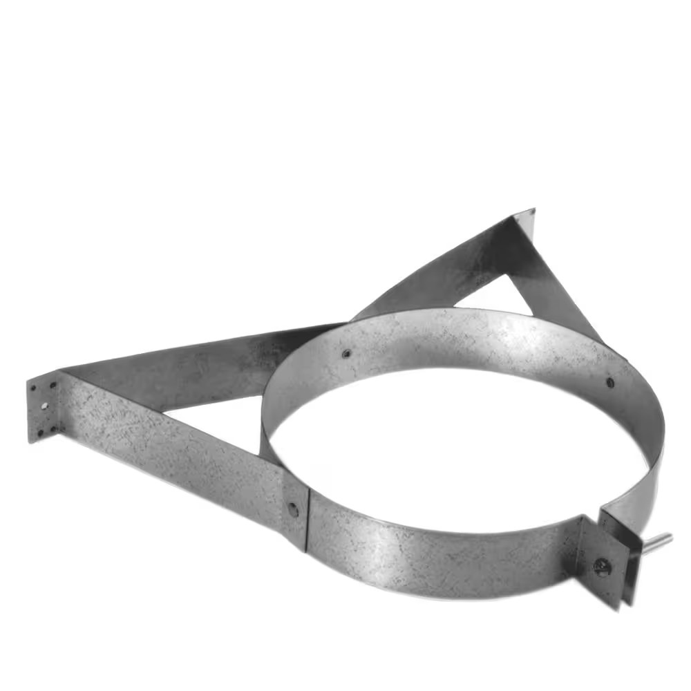 Duraplus All-Fuel Chimney 6In. Diameter Wall Strap, SS gallery