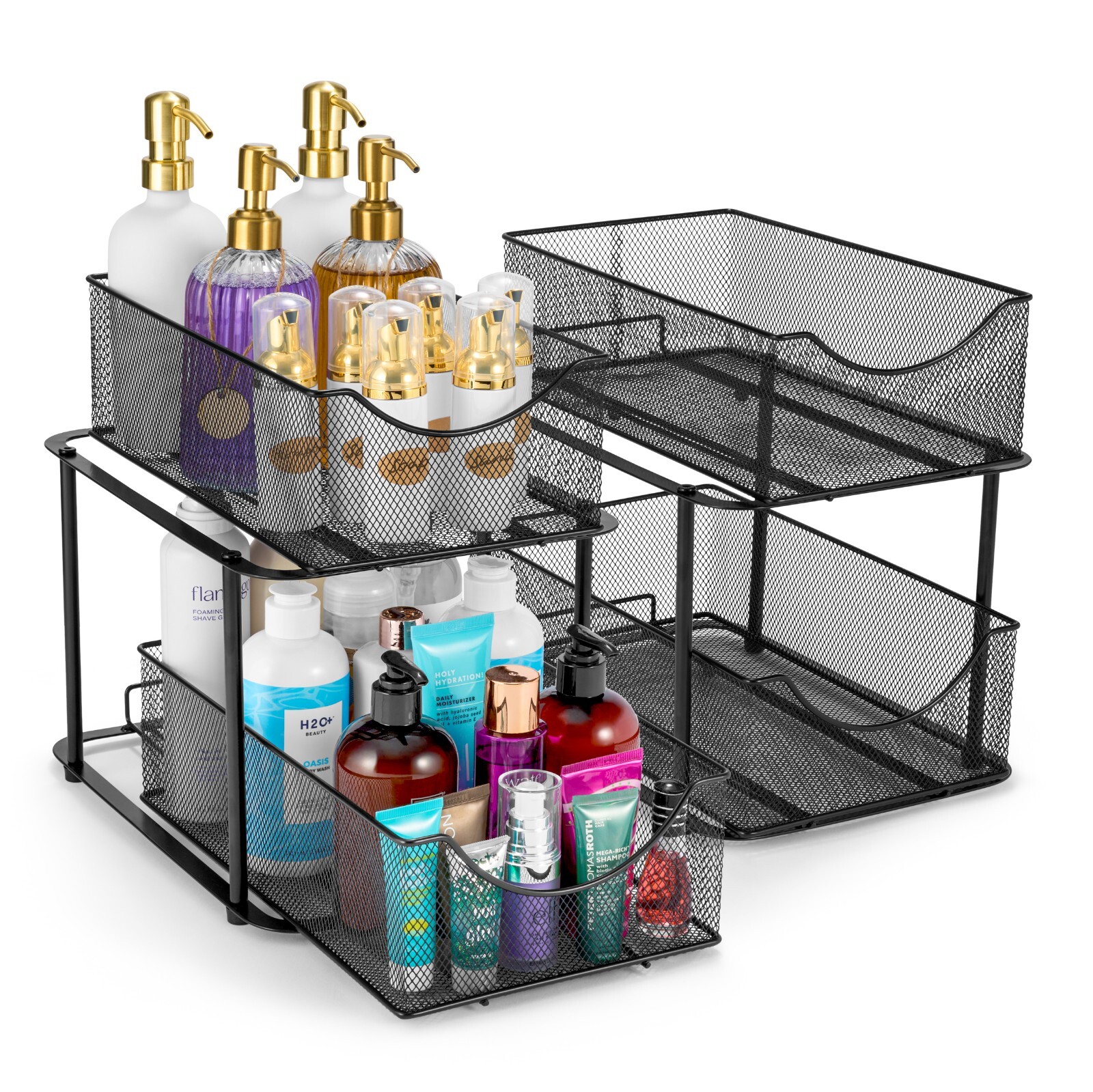 Sorbus 2 Tier Under Sink Bathroom Organizers and Storage (2 Pack) gallery