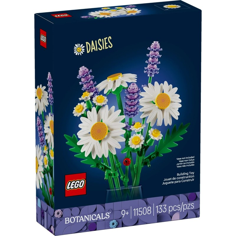 LEGO Botanicals Daisies Building Toy - Easter Gift for Kids & Adults, Ages 9+ gallery
