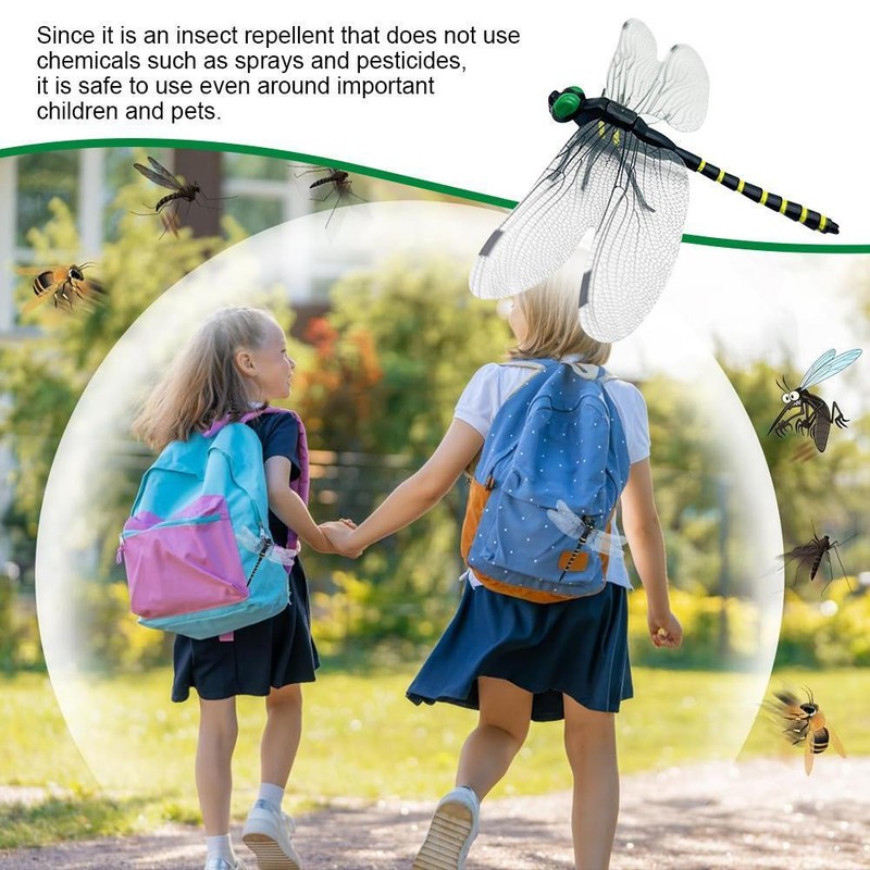 Simulation Dragonfly Insect Model Mosquito Repellent For Garden 4 Pcs gallery