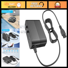 Charger for Robotic Pool Cleaner Compatible with C2 Vision A/B Cordless Vacuum A