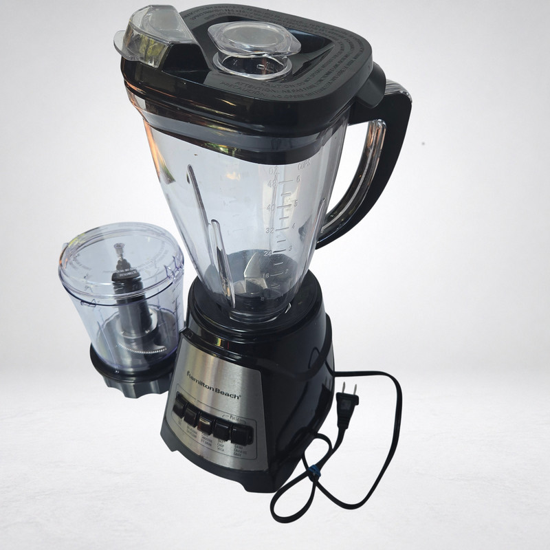 Hamilton Beach Multiblend 48 Oz Blender with 3 Cup Chopper Model 58159 Tested gallery