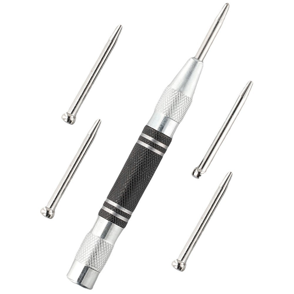 Practical Centre Punch Punch Needle Alloy Steel Automatic 5pcs/set Accessories