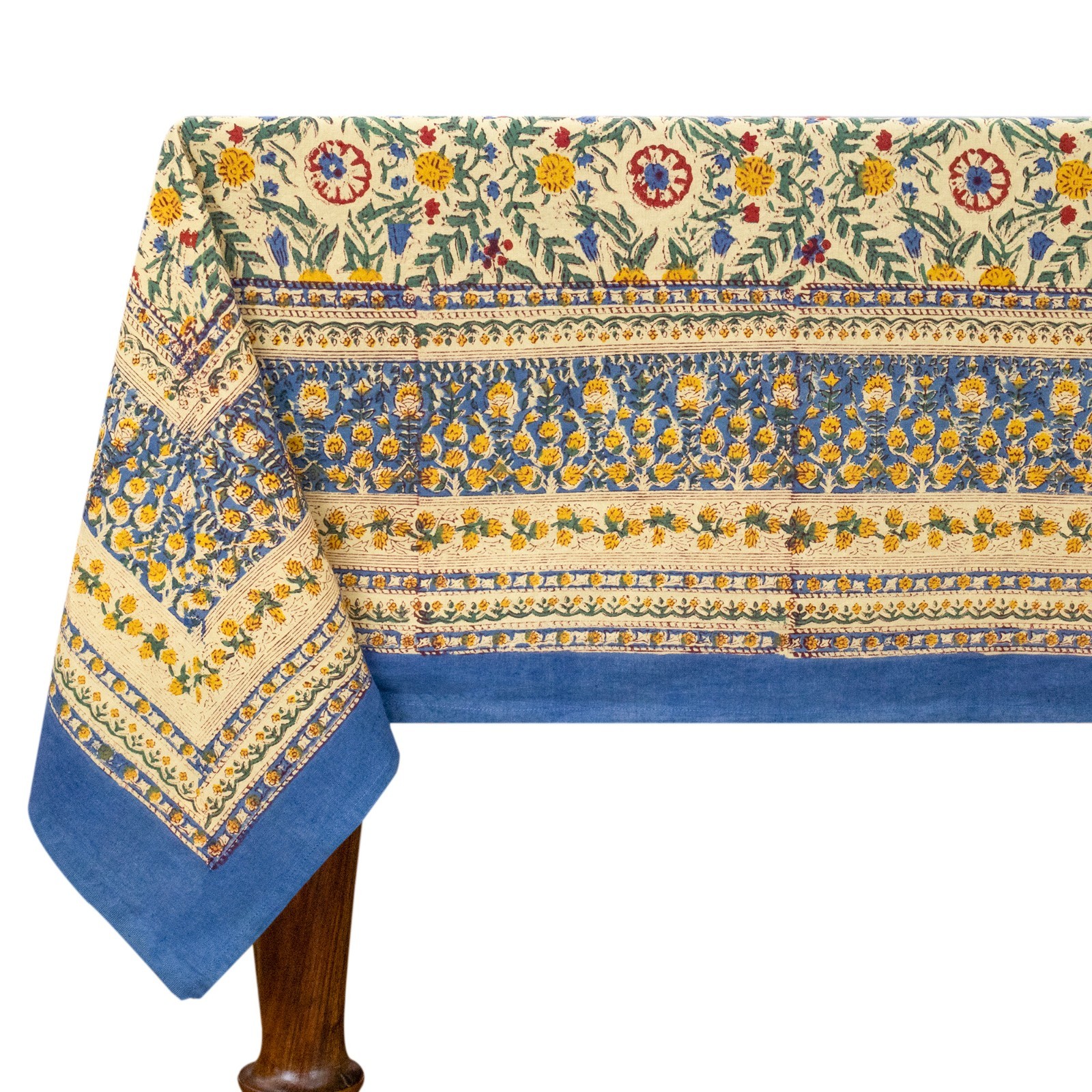 Hand Block Printed Tablecloth Wedding Table Cover Gift for Her, Halloween gallery