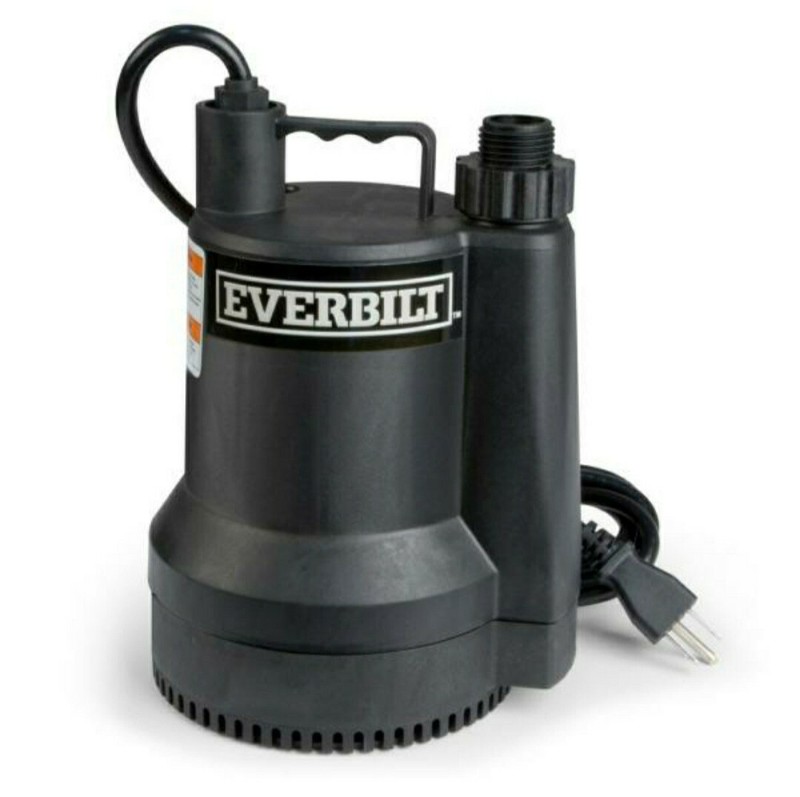 Everbilt Plastic Submersible Utility Sump Pump 1680 GPH SUP54-HD 1/6 HP gallery