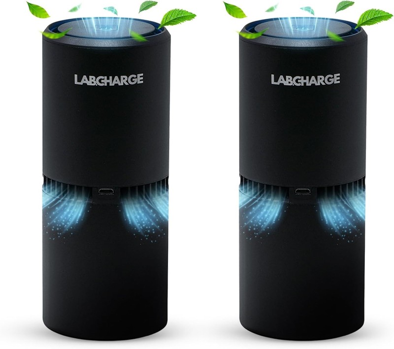 Small Ionic Air Purifier for Home & Bedroom – Silent HEPA Filter – Covers 250... gallery