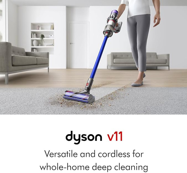 Dyson V11 Torque Drive + Cordless Vacuum-SV28-BLUE w/ 12 Tools/Acessories (READ) gallery