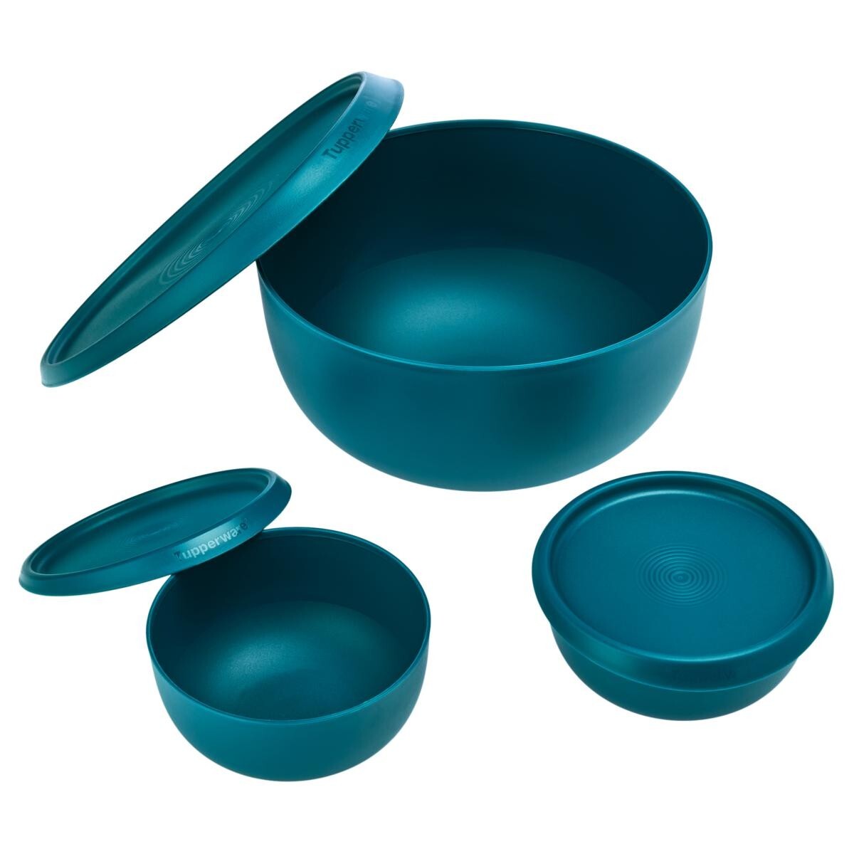 *Tupperware 12-piece Blossom Lid Serve & Store Bowl Set - Green Multi gallery