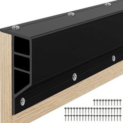 Dock Bumper with Screws,Dock Bumper Guard Full Face Black 8 Pack Total 16FT