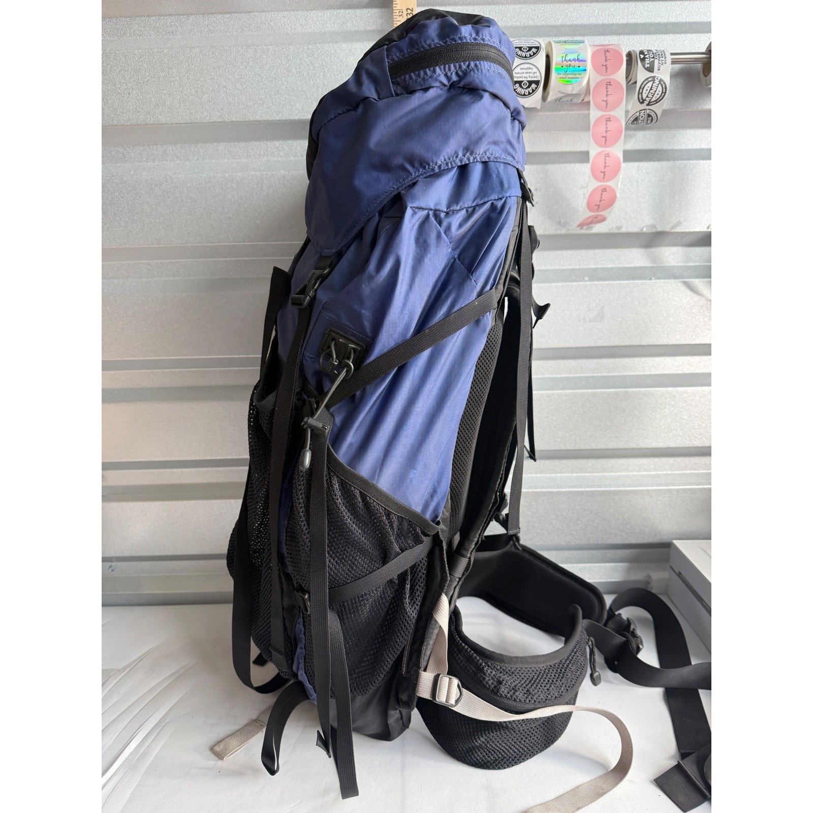 Gregory G-Pack Blue Black Internal Frame Technical Hiking Backpack Lightweight 3