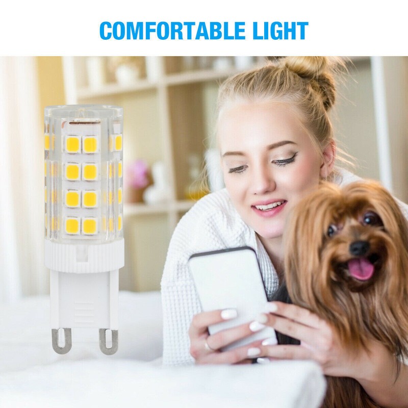 5PCS G9 White Halogen LED Corn Bulb Lamp 2835 51-SMD Daylight Home Light 6000K gallery