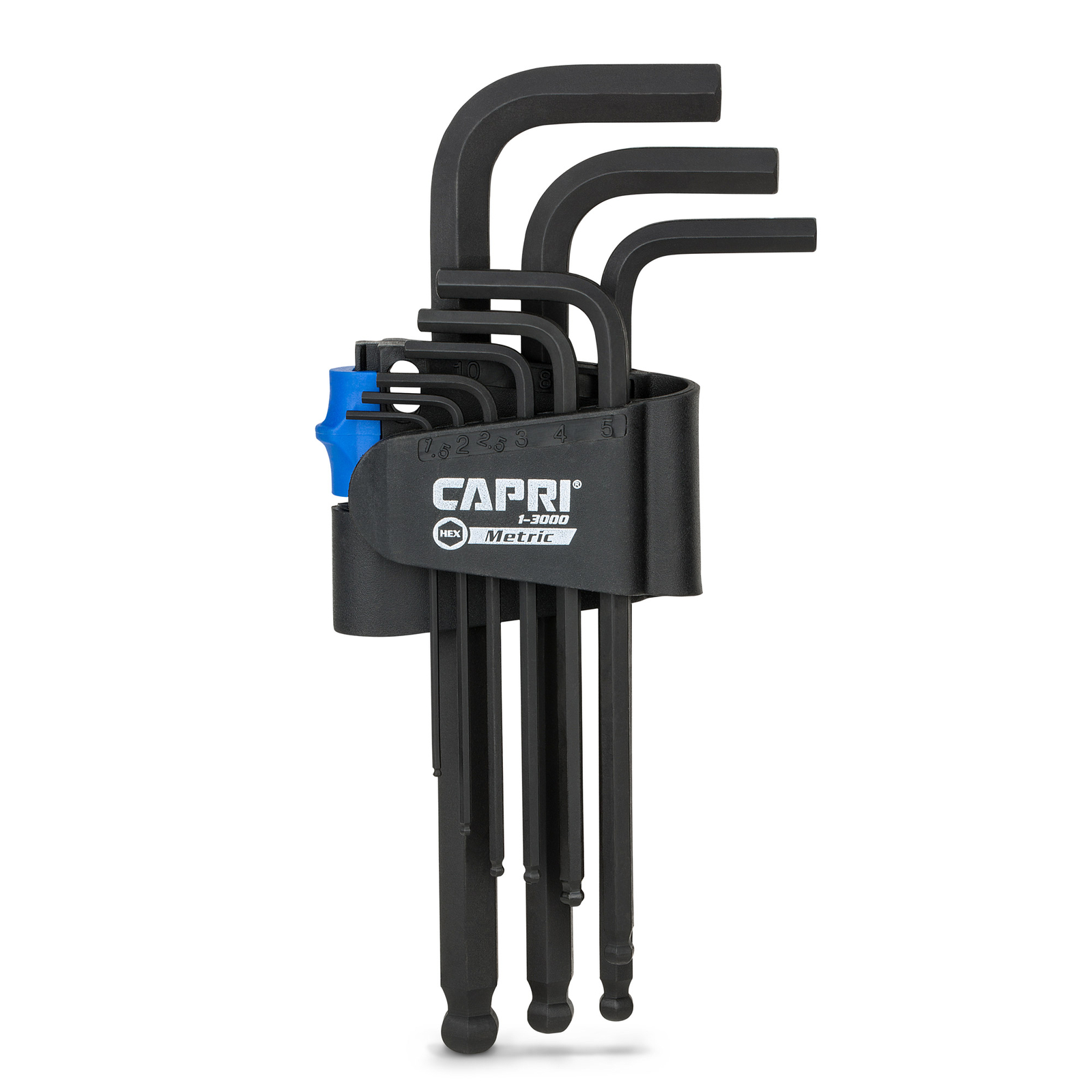 Capri Tools Hex Key Wrench Set, Long Arm Ballpoint End, Metric, Premium S2 Steel gallery