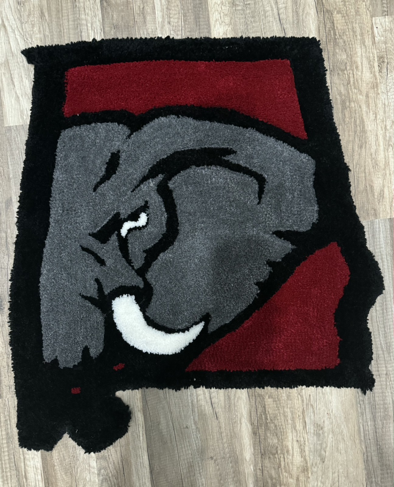 custom Alabama Roll Tide rug gallery