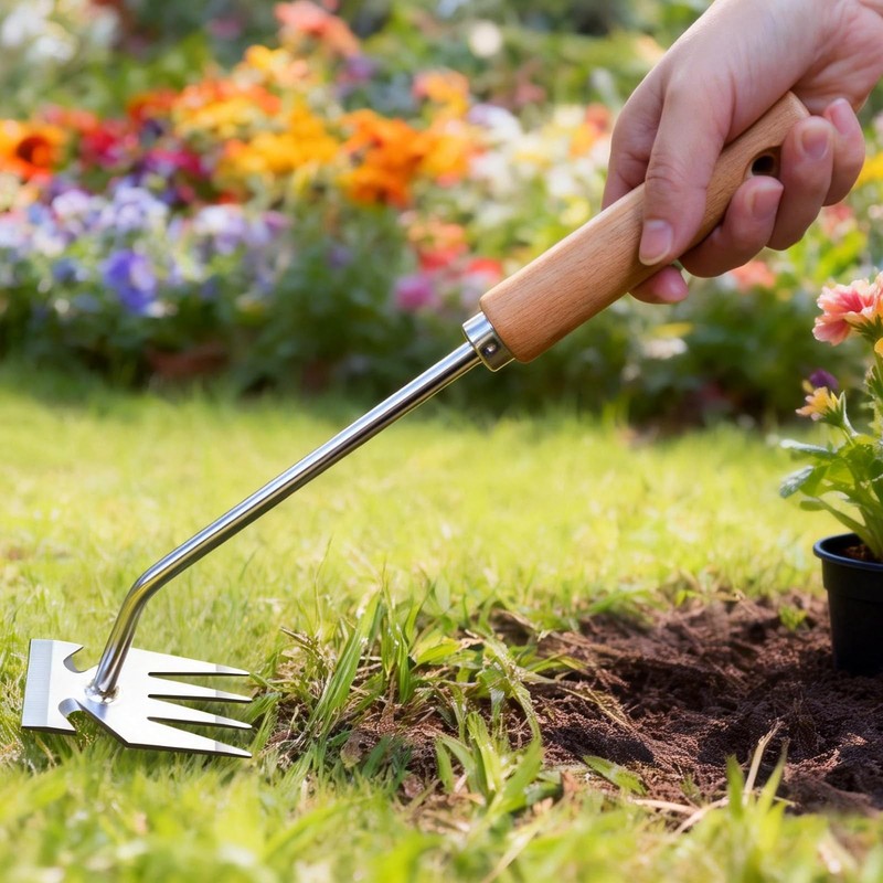 Orelex Weed Puller Tool, Pulling Weeding Garden Silver gallery