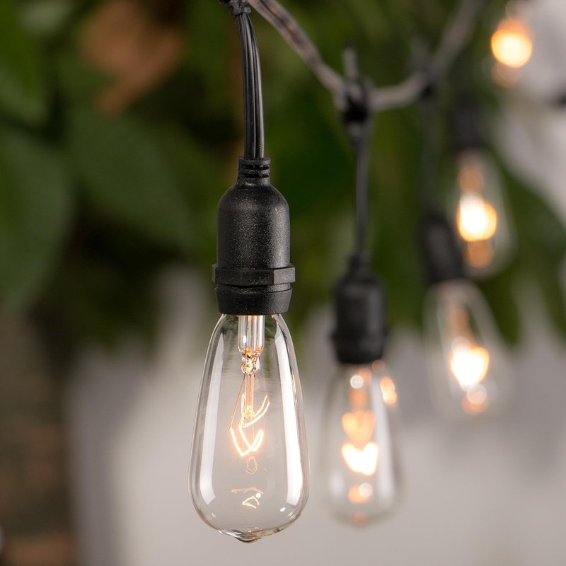24-Pack Edison Replacement Light Bulbs,7W E17 Screw Base ST40 Replacement Clear gallery