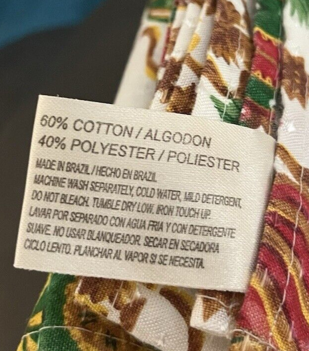 Vtg Wilton Court Tablecloth Retangle 58x78" Christmas Garland Ornaments gallery