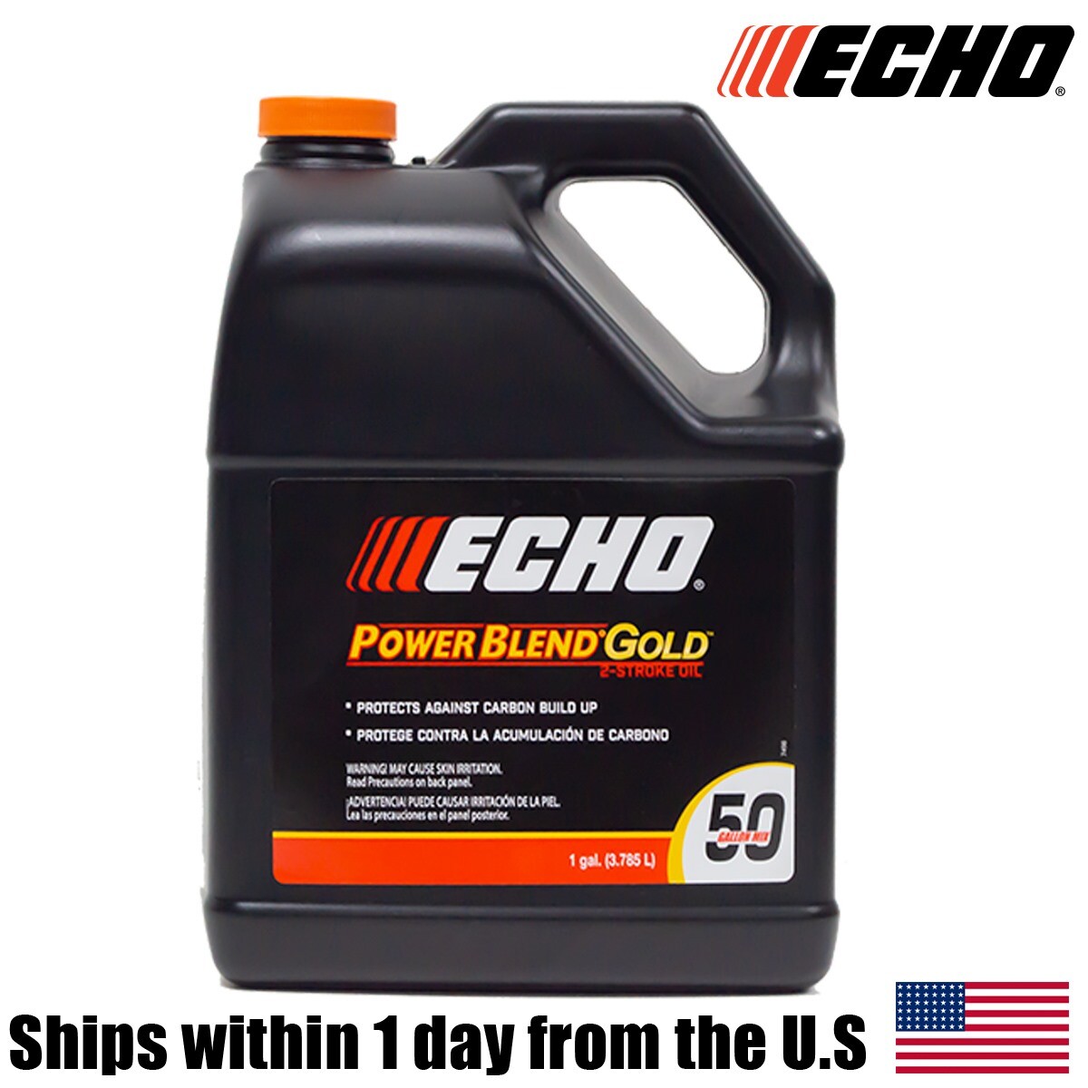 Echo One Gallon Bottles 2 Cycle Engine Oil Mix Extended Life Power Blend 6450050 gallery