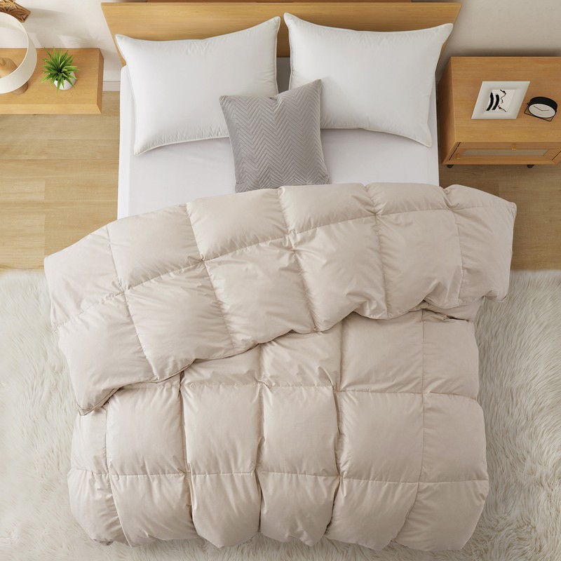 Soft Extra Winter Warm Down Comforter Gusseted Fluffy, King or Queen Bed Blanket gallery
