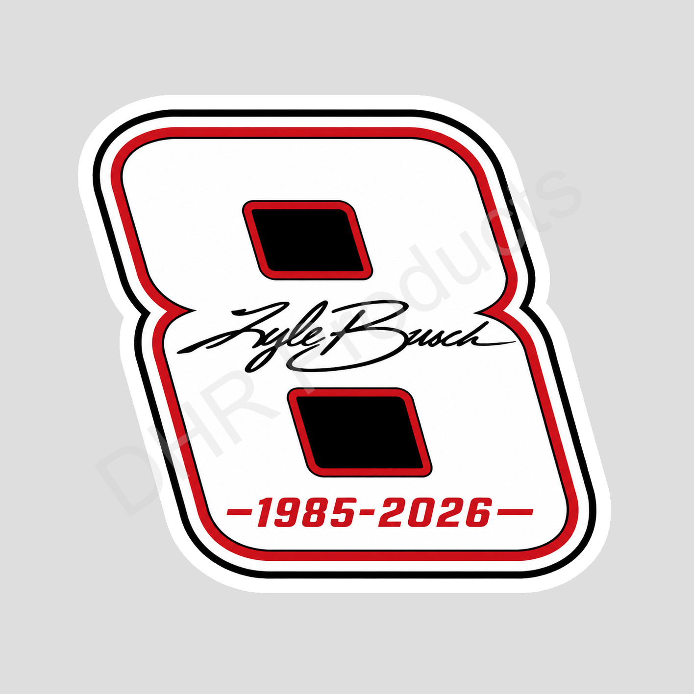 Kyle Busch Number 8 Logo Commemorative Tribute Vinyl Sticker/Decal NASCAR 11 gallery