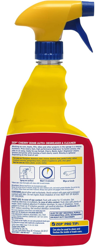 Cherry Bomb Auto+ Degreaser & Cleaner - for Auto, Marine, RV, & Home - 32 Oz. gallery