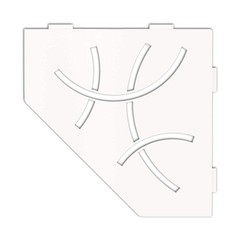 Schluter Pentagonal Corner Shelf for Tiled Walls – Curve Design