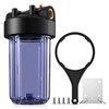 Whole House Water Filter System, 10" x 4.5", Sediment Filter, Clear Housing, 1" gallery