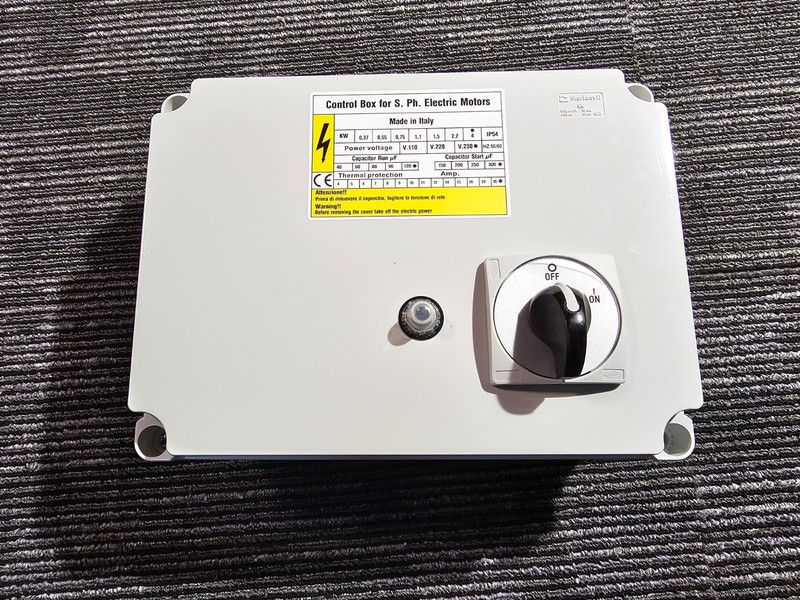 Marlanvil Control Box for Single-Phase Electric Motors 220/230V 50Hz 4kW gallery