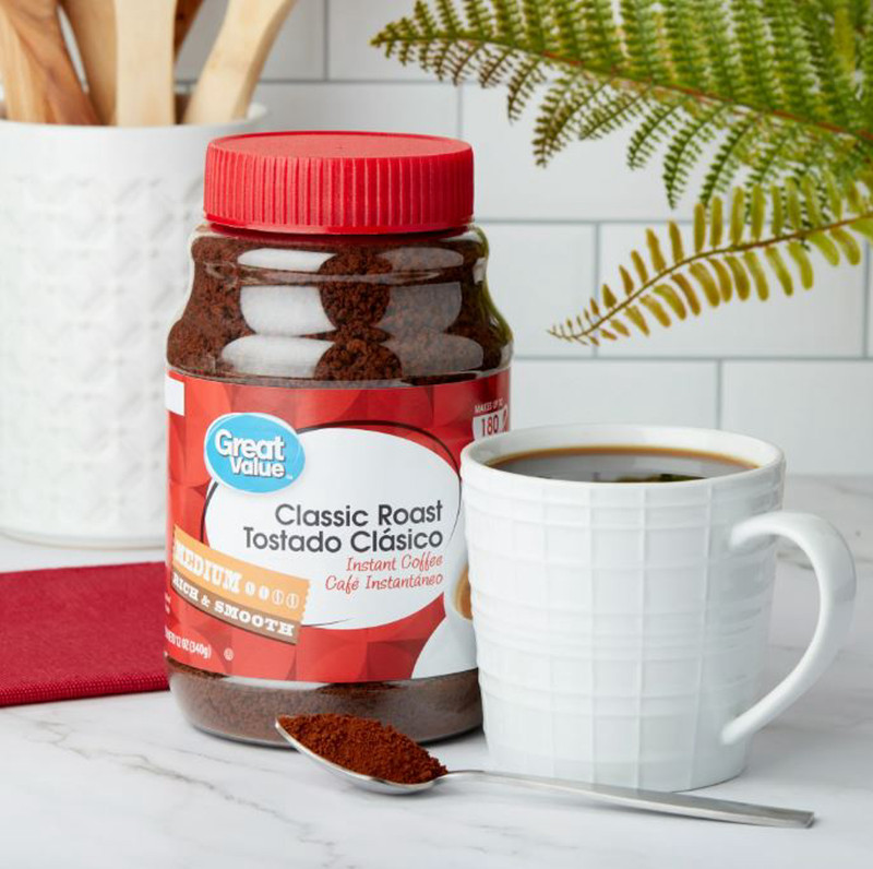 Great Value Classic Medium Roast Instant Coffee, 12 oz gallery