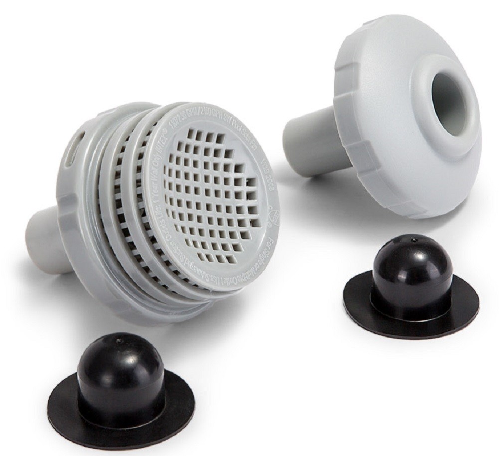 Intex quarter inch Small Pool Strainer Connector INLET OUTLET gallery