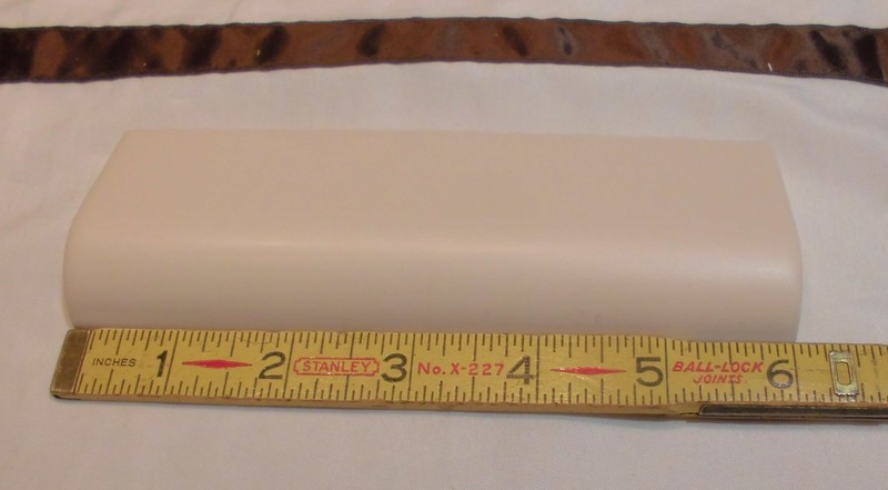 1 pc. Matte *Soft Pink* Ceramic Radius/Mudd Cap Bullnose Trim Florida Tile, New gallery
