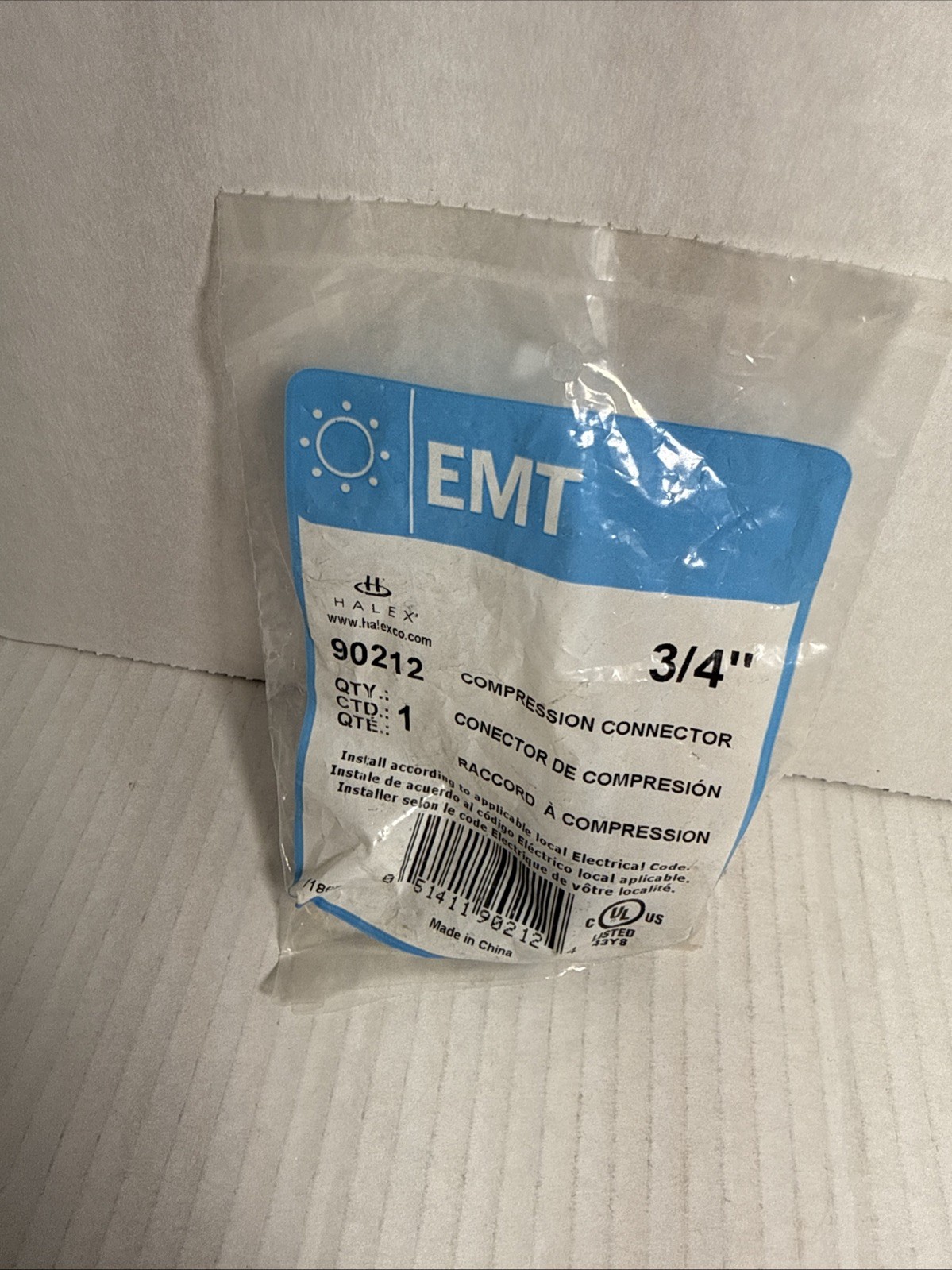 SHIPSN24HRS-Halex 3/4 In. Compression EMT Conduit Connector 90212 gallery