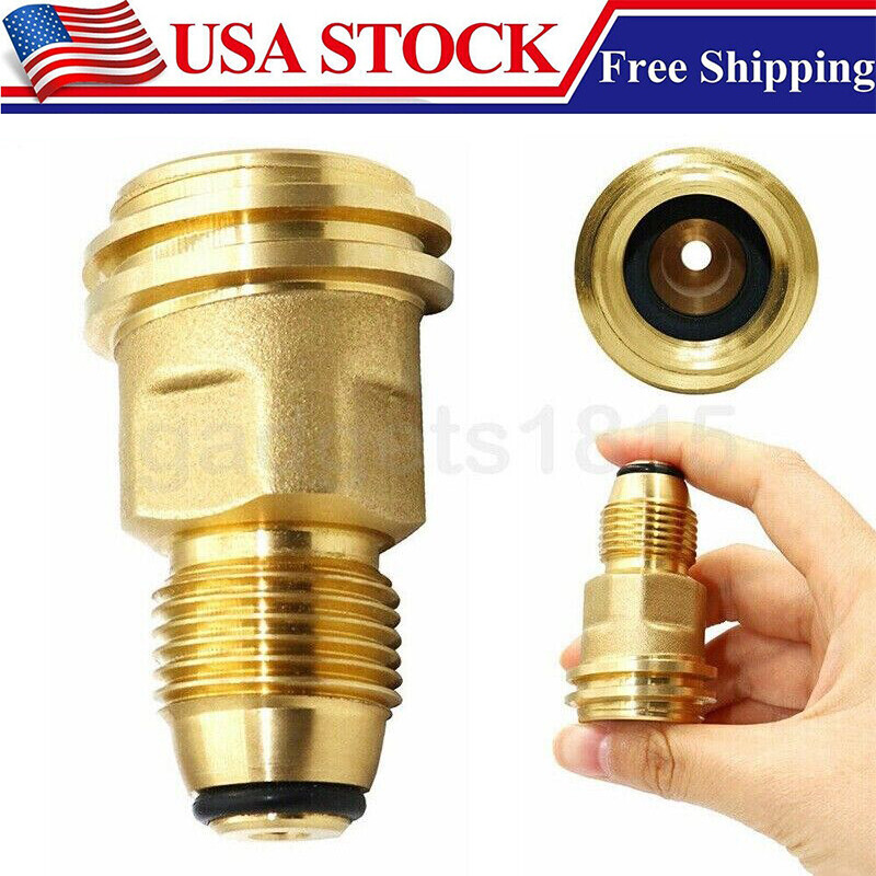 Propane Tank Refill Adapter Converts POL LP Tank Valve to QCC1/Type1 Regualtor gallery