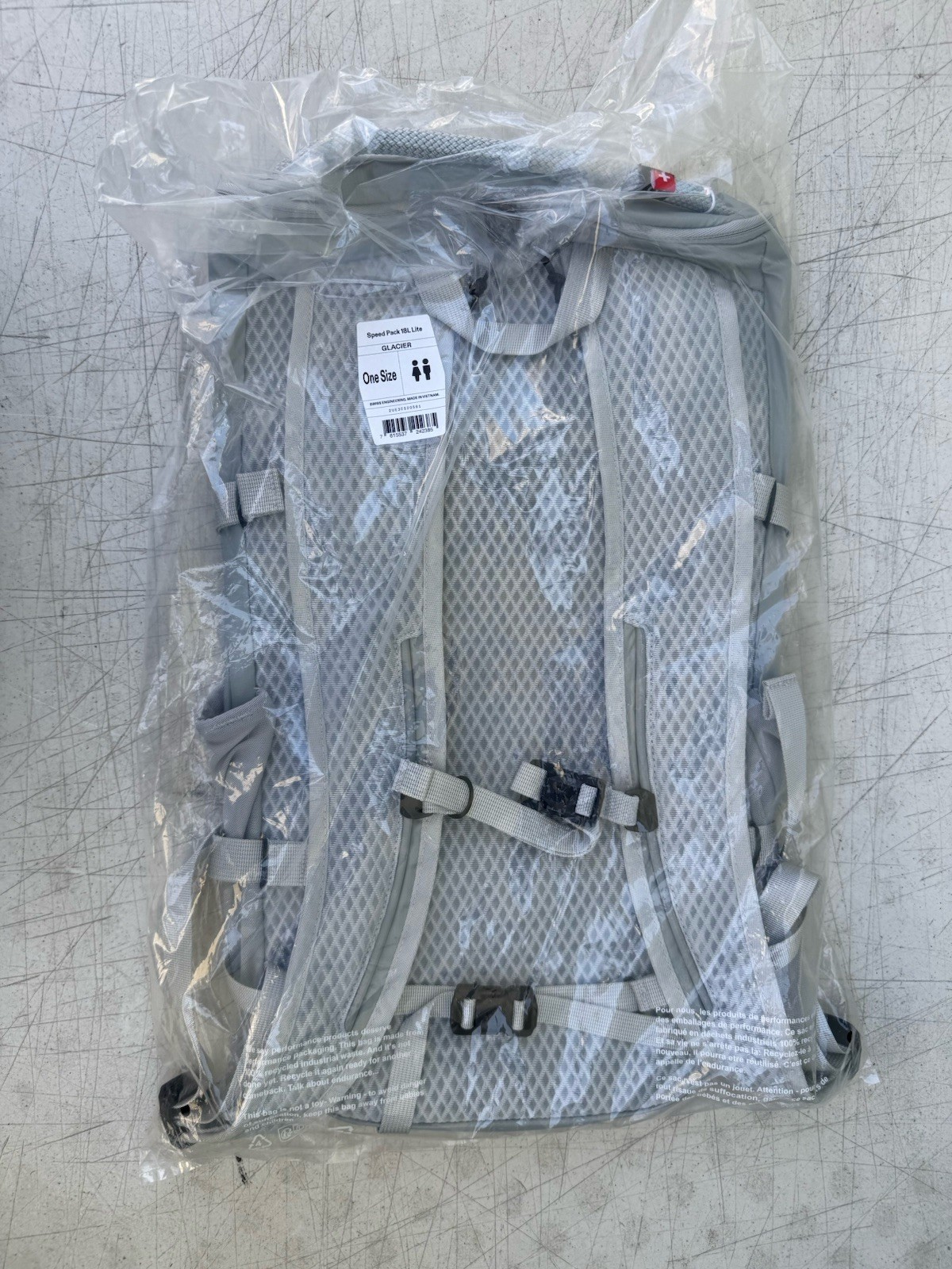 On Speed Pack 18L Lite Backpack Orange On Cloud Running Backpack NWT Grey 3