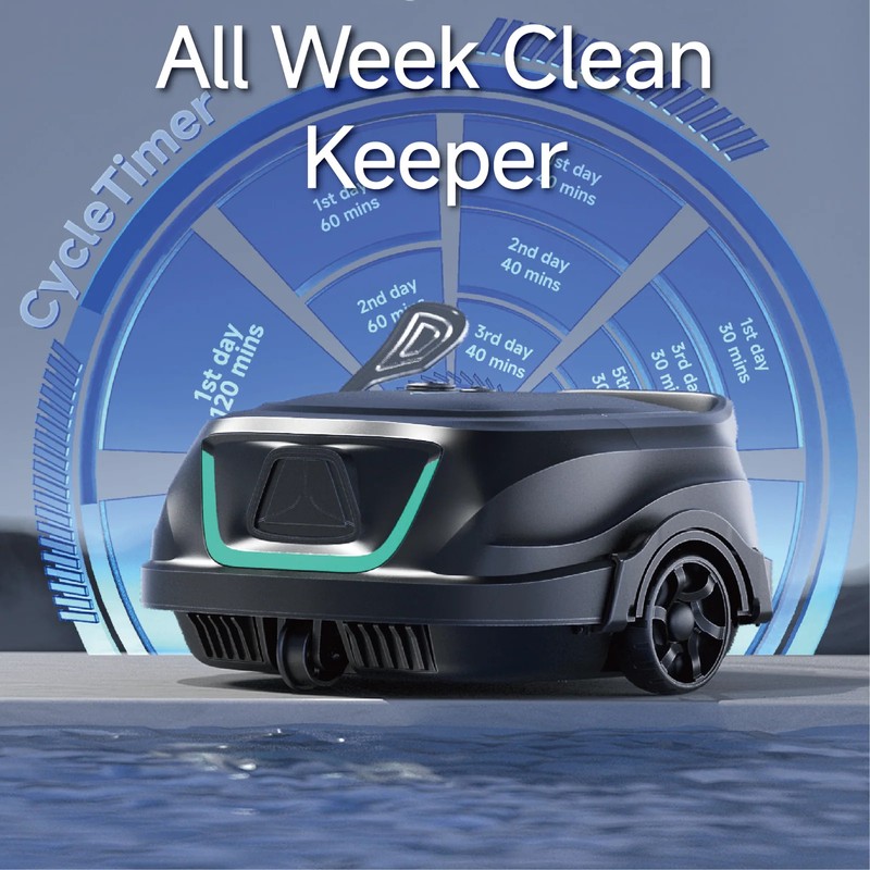 WYBOT A1 Cordless Robotic Pool Cleaner, Automatic Pool Vacuum - WYBA1 gallery
