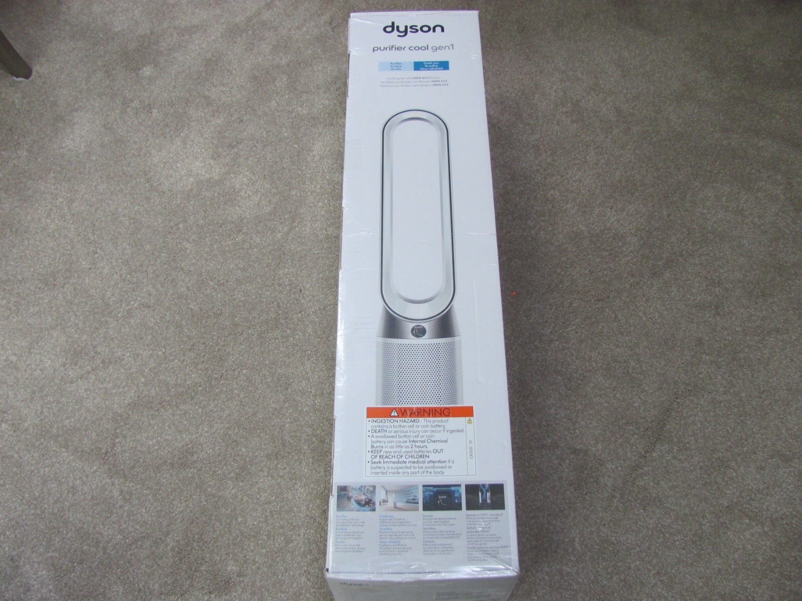 Dyson Purifier Cool Gen1 TP10 Tower Air Purifying Fan with HEPA H13 Filtration gallery