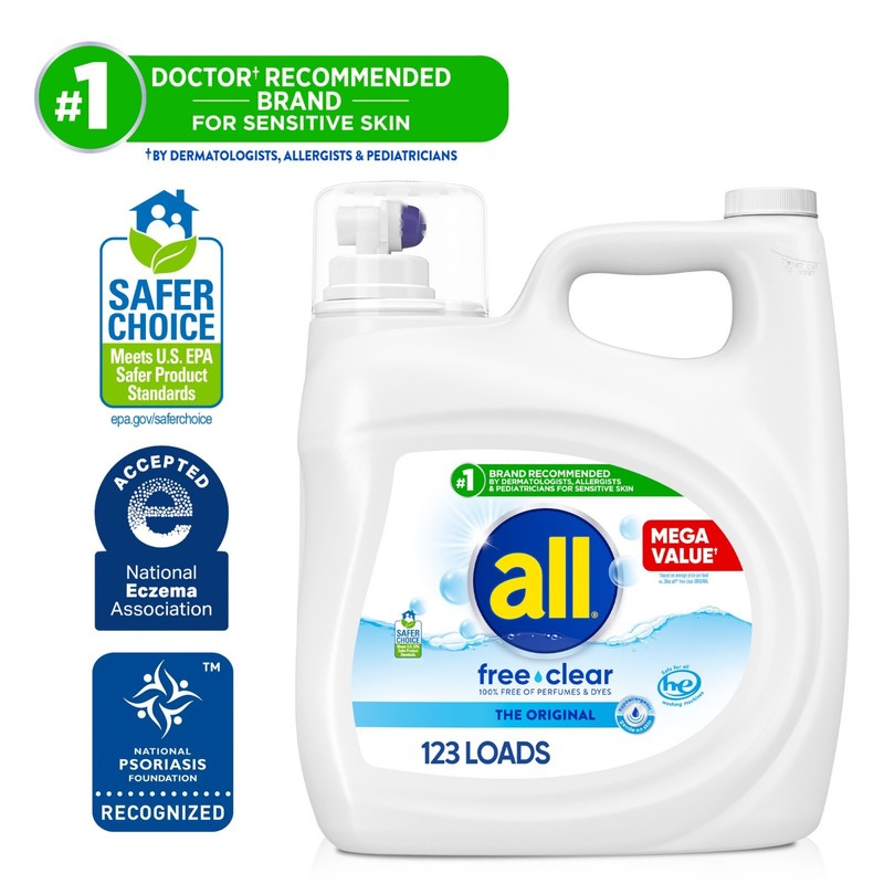 All Liquid Laundry Detergent Free Clear for Sensitive Skin gallery