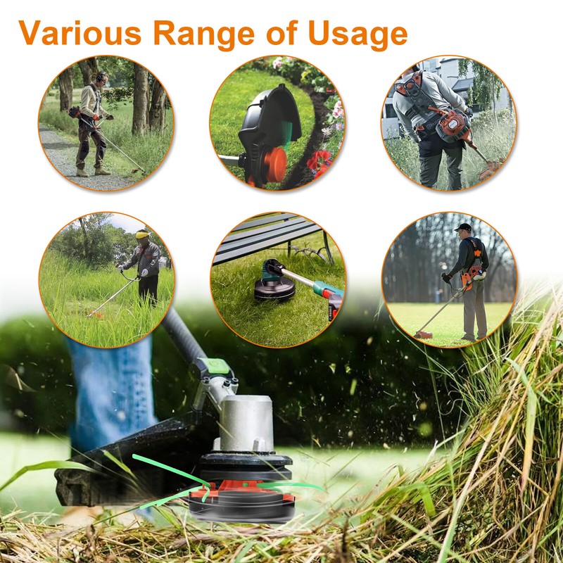 Universal Replace Trimmer Head For Gas Electric Weedeater Weed Eater Garden Lawn gallery