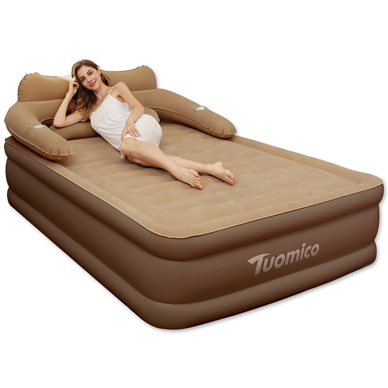 Air Bed Mattress with Pump & Pillow Set Inflatable High Raised Double Queen Size gallery